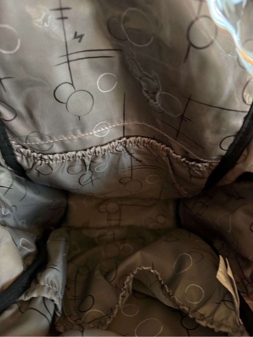 Lug Hopper Backpack in Crimson Dot Pattern with Black Accents - Picture 11 of 13